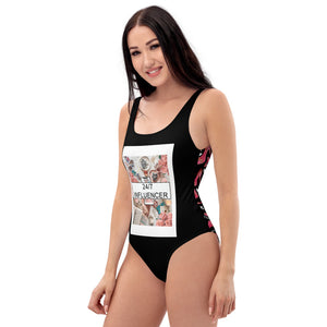 One-Piece Swimsuit Dar '24/7 Influencer'