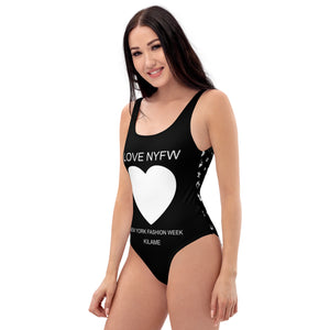 One-Piece Swimsuit 'I love NYFW'