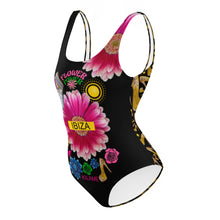 Load image into Gallery viewer, One-Piece Swimsuit &#39;Flower Power&#39;
