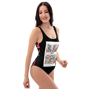 One-Piece Swimsuit Dar '24/7 Influencer'