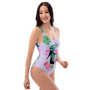 One-Piece Swimsuit 'Miami Style'