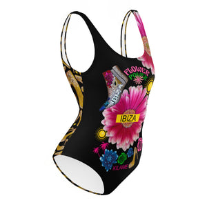 One-Piece Swimsuit 'Flower Power'