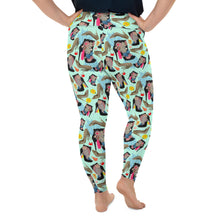 Load image into Gallery viewer, Plus Size Leggings Reef &#39;Ocean&#39;
