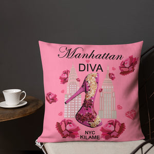 Premium Pillow 'Pink Diamond'