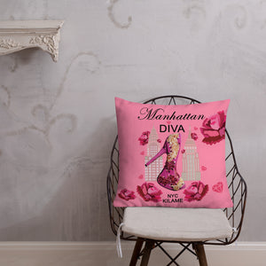 Premium Pillow 'Pink Diamond'