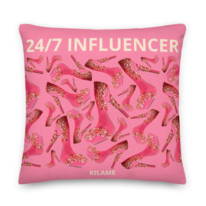 Pillow '24/7 Influencer'