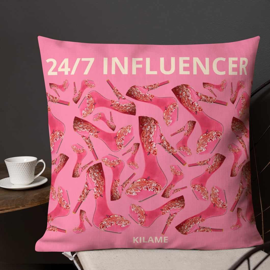 Pillow '24/7 Influencer'