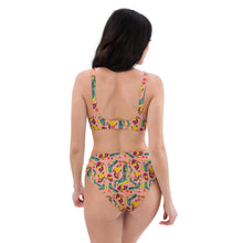 Load image into Gallery viewer, Recycled high-waisted bikini &#39;Amazonia&#39;
