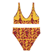 Load image into Gallery viewer, Recycled high-waisted bikini &#39;Viva Espana&#39;
