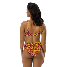 Load image into Gallery viewer, Recycled high-waisted bikini &#39;Viva Espana&#39;
