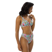 Load image into Gallery viewer, Recycled high-waisted bikini &#39;Amore in riviera&#39;
