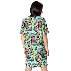 T-shirt dress Medusa Reef 'Ocean'