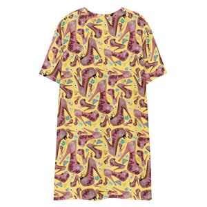 T-shirt dress 'All mad here'