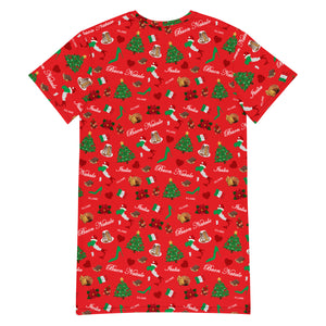 T-shirt dress 'Buon Natale'
