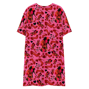 T-shirt dress 'Deep Love'