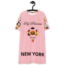 Load image into Gallery viewer, T-shirt dress &#39;Pink Pop Princess&#39;
