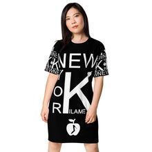 Load image into Gallery viewer, T-shirt dress &#39;New York Kilame Apple&#39;
