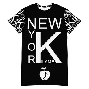 T-shirt dress 'New York Kilame Apple'