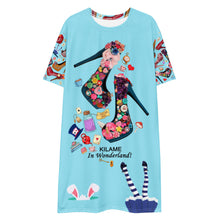 Load image into Gallery viewer, T-shirt dress Tati &#39;Wonderland&#39;

