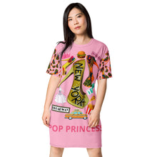 Load image into Gallery viewer, T-shirt dress &#39;Pink Pop&#39;
