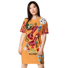 Load image into Gallery viewer, T-shirt dress &#39;White Rabbit&#39;
