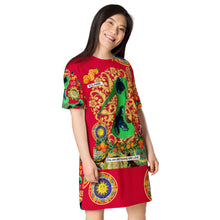 Load image into Gallery viewer, T-shirt dress &#39;Artisans love&#39;
