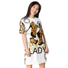 Load image into Gallery viewer, T-shirt dress Calani &#39;Boss Lady O&#39;
