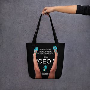 Tote bag double print 'CEO'