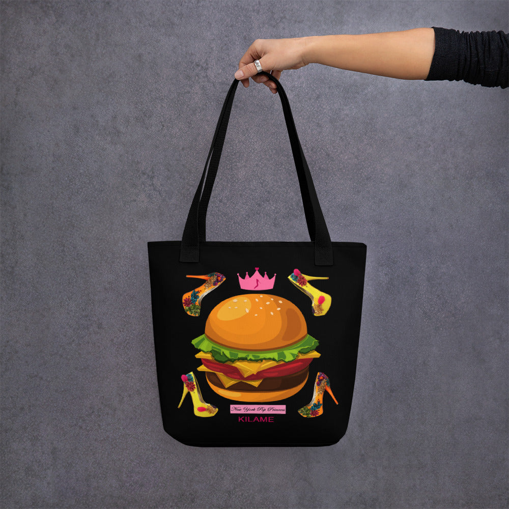 Tote bag Hamburger 'Pop Princess'