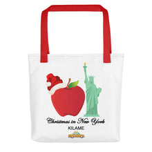 Load image into Gallery viewer, Tote bag &#39;Christmas in New York&#39;
