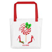 Load image into Gallery viewer, Tote bag Peppermint Toli &#39;Happy Holidays&#39;
