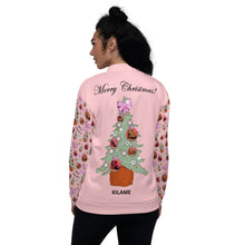 Load image into Gallery viewer, Bomber Jacket &#39;Pink Christmas&#39;
