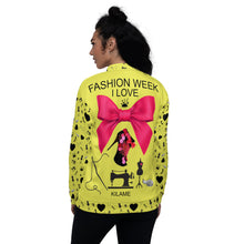Load image into Gallery viewer, Bomber Jacket &#39;Fashion Week&#39;
