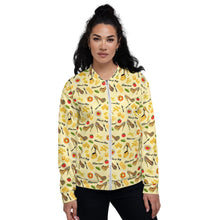 Load image into Gallery viewer, Bomber Jacket &#39;Pasta and shoes&#39;
