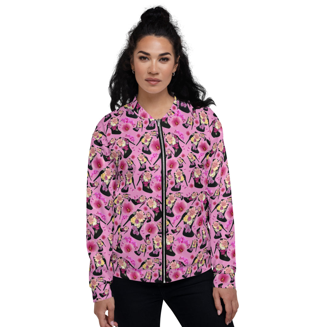 Bomber Jacket 'Garden of passion'