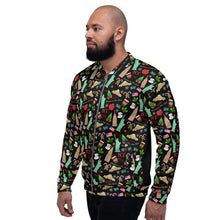 Load image into Gallery viewer, Unisex Bomber Jacket Chelsea &#39;Christmas in New York&#39;
