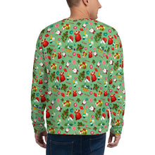 Load image into Gallery viewer, Sweatshirt Green &#39;E&#39; arrivato Babbo Natale&#39;
