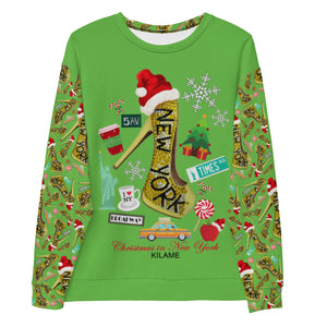 Sweatshirt 'NY Christmas Shoes'