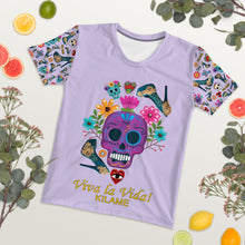 Load image into Gallery viewer, Women&#39;s T-shirt &#39;Skull viva la vida&#39;
