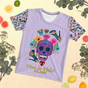 Women's T-shirt 'Skull viva la vida'