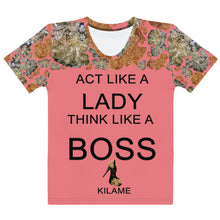 Load image into Gallery viewer, Women&#39;s T-shirt &#39;Think like a BOSS&#39;
