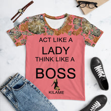 Load image into Gallery viewer, Women&#39;s T-shirt &#39;Think like a BOSS&#39;
