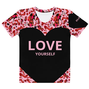 Women's T-shirt 'Heart love'
