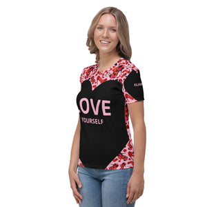 Women's T-shirt 'Heart love'