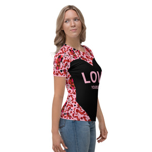 Women's T-shirt 'Heart love'