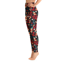 Load image into Gallery viewer, Leggings &#39;Black Red&#39;
