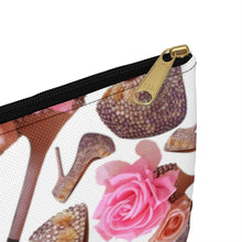 Load image into Gallery viewer, Accessory Pouch  Tue &#39;Rose pink flower&#39;
