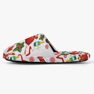 Classic Cotton Slippers 'Christmas party'