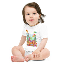 Load image into Gallery viewer, Baby body short sleeve one piece &#39;Baby Ocean&#39;
