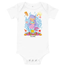 Load image into Gallery viewer, Baby body short sleeve one piece &#39;Viola Mermaid&#39;
